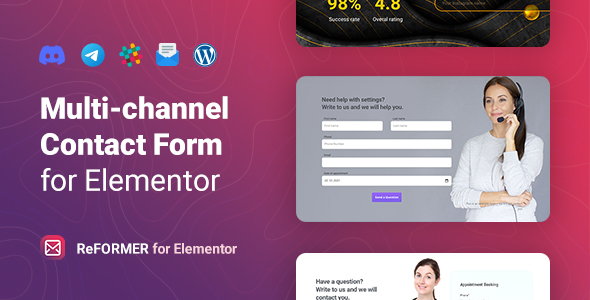 ReFormer - Multichannel Contact Form for Elementor ReFormer - Multichannel Contact Form for Elementor