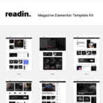 Readin - Blog & Magazine Elementor Template Kit