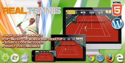 Real Tennis - HTML5 Sport Game