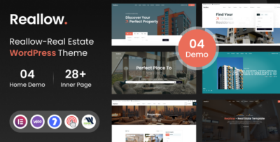 Reallow - Real Estate WordPress Theme