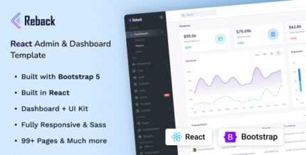 Reback - React Admin & Dashboard Template