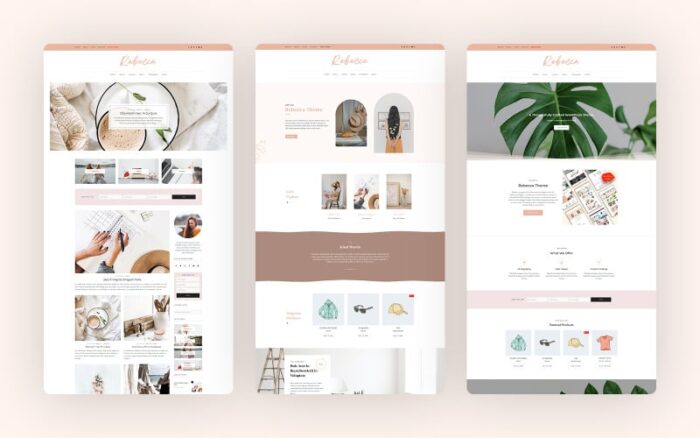 Rebecca - Blog and Shop WordPress Theme