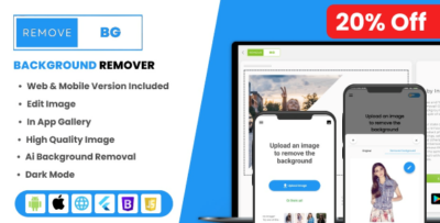 RemBG - Background Remover Flutter + WEB version + AdminPanel SUBSCRIPTION WITH STRIPE