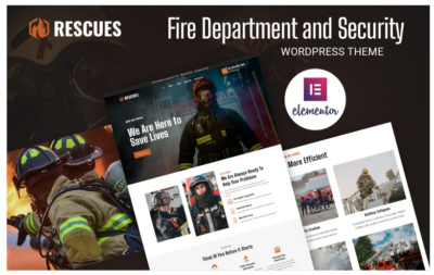 Rescues - Fire Department and Security Business WordPress Theme