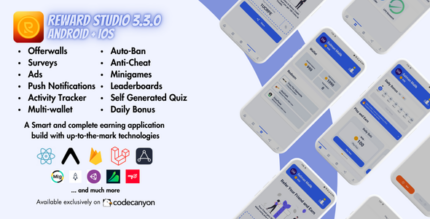 Reward Studio Earning App With Admin Panel