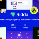 Ridda - Web Design Agency WordPress Theme