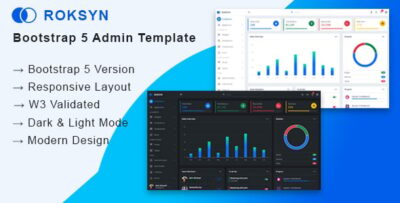 Roksyn - Bootstrap 5 Admin Template