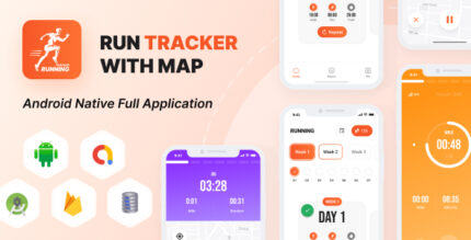 Run Tracker with Map - Android App