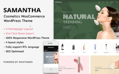 Samantha - Cosmetics WooCommerce WordPress Theme