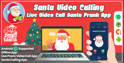 Santa Calling Call you Santa - Live Video Calling with Santa Prank App