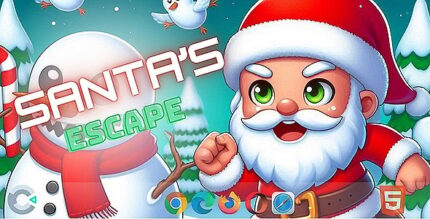 Santa's Escape - 3D GAME HTML5 (CONSTRUCT 3 C3P) 30 Levels Stages