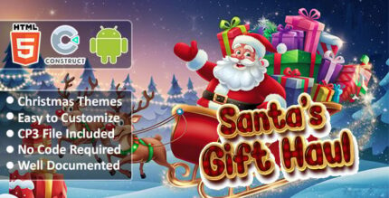 Santa's Gift Haul Game - Christmas Game - HTML5, Construct 3 Game