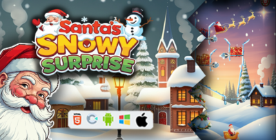 Santas Snowy Surprise - Construct 3 Game (HTML5, AdMob, C3P)