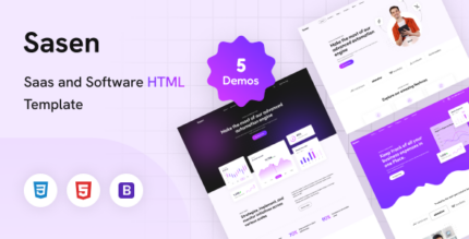 Sasen - Saas and Software HTML Template