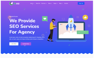 Sceo - SEO and Digital Marketing Agency WordPress Theme