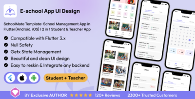 SchoolMate Template School Management App in Flutter