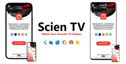 Scien TV - Single Station TV App