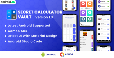 Secret Calculator Vault - Hide Photo & Lock Videos Android Code Admob Ads V6.0