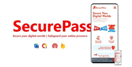 SecurePass - Password generator App ADMOB, FIREBASE, ONESIGNAL