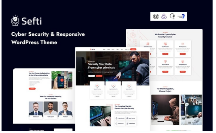 Sefti - Cyber Security WordPress Theme