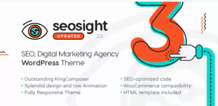 Seosight – SEO, Digital Marketing Agency WP Theme with Shop