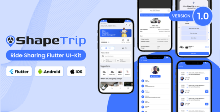 ShapeTrip - Ride Sharing Flutter Ui Kit