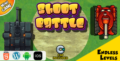 Shoot Battle - HTML5 Construct 3 Game