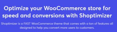 Shoptimizer - Fastest WooCommerce WordPress Themes