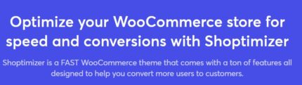 Shoptimizer – Fastest WooCommerce WordPress Themes