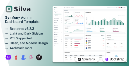 Silva - Symfony Admin Dashboard Template