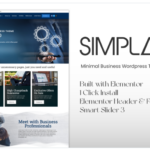 Simplar - Award Winning Minimal Business Wordpress Theme