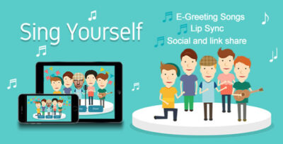 Sing Yourself (Greeting Card) HTML5 Canvas