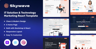 Skywave - IT Solution & Technology React Landing Template