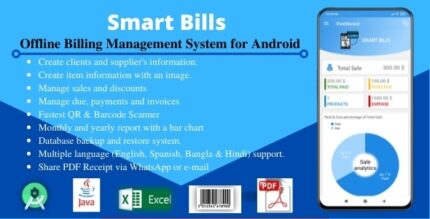 Smart Bills-Offline Billing Management System for Android