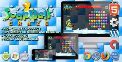 Soap Ball Craze - HTML5 Construct Physic Game