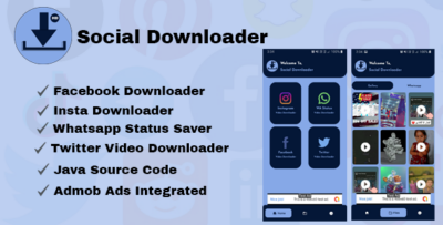 Social Downloader Admob Ads Control Ads Dynamically through Firebase