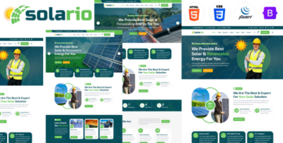 Solario - Solar And Renewable Energy HTML5 Template