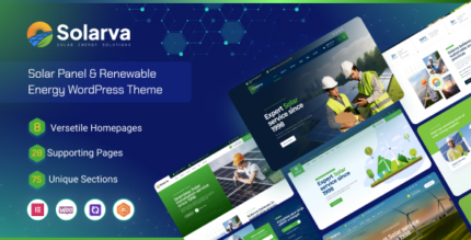 Solarva - Ecology & Solar Energy Theme