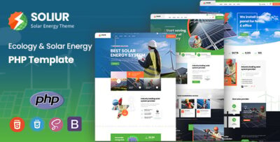 Soliur - Ecology & Solar Energy PHP Template