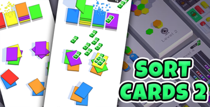 Sort Cards 2 - HyperCasual Puzzle Game - Unity