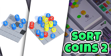 Sort Coins 2 - HyperCasual Puzzle Game - Unity