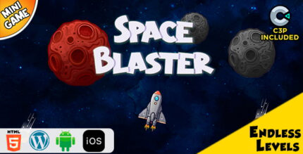 Space Blaster HTML5 Construct 3 Game