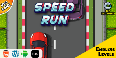 Speed Run HTML5 Construct 3 Game