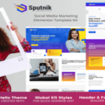 Sputnik - Social Media Marketing Elementor Template Kit
