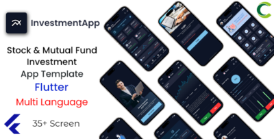 Stock & Mutual Fund Investment App Template in Flutter