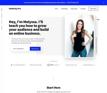 StudioPress Authority Pro Genesis WordPress Theme