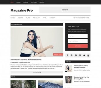 StudioPress Magazine Pro Genesis WordPress Theme