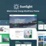 Sunlight - Wind and Solar Energy Responsive WordPress Theme