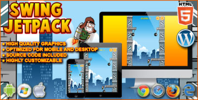 Swing Jetpack - HTML5 Game