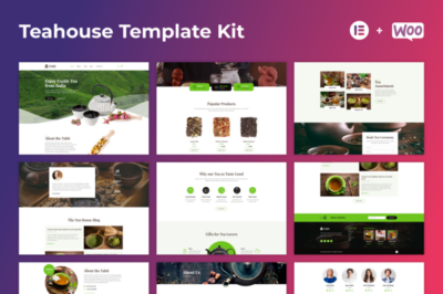Tabit - Teahouse & Tea Store Elementor Template Kit